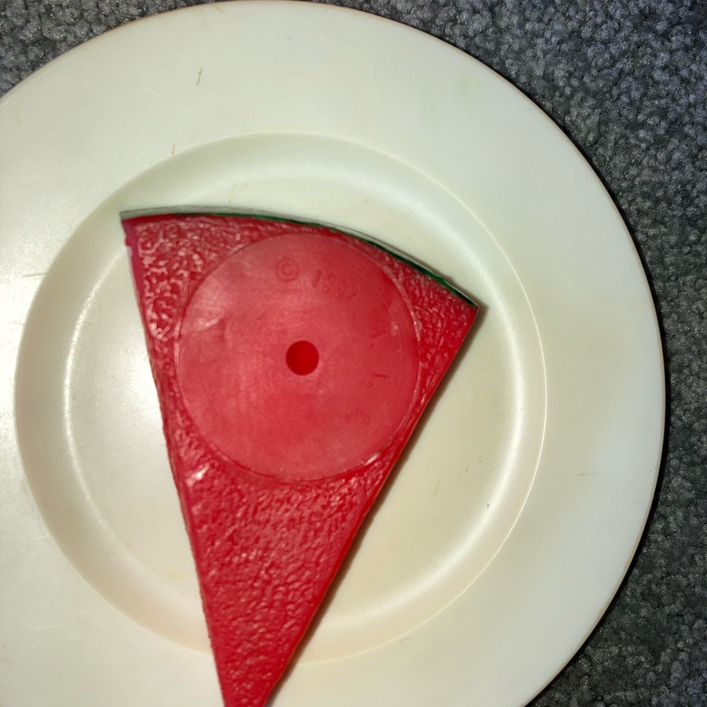 Vintage 1987 Fisher Price Play Food Sandwich Watermelon Chips - Picture 5 of 7